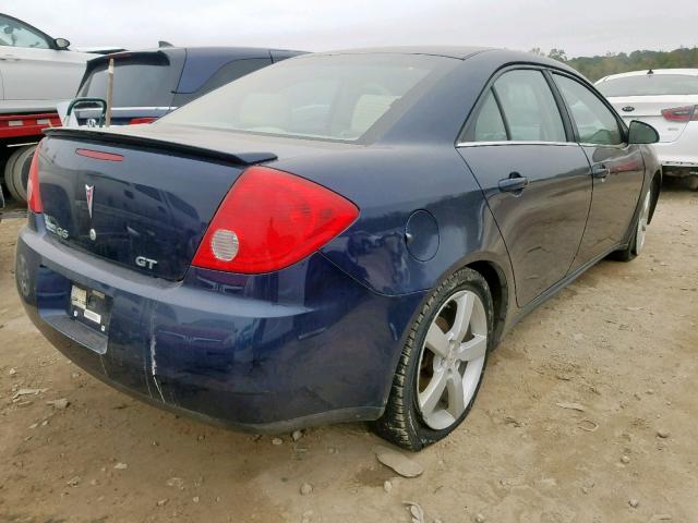 1G2ZH57N184125161 - 2008 PONTIAC G6 GT BLUE photo 4