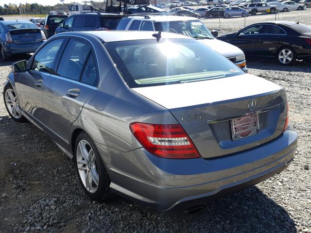 WDDGF4HB5DR296991 - 2013 MERCEDES-BENZ C 250 SILVER photo 3