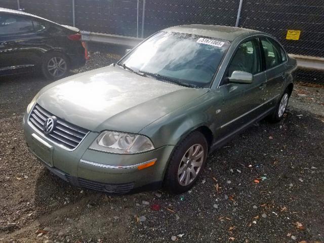 WVWPD63B43P260822 - 2003 VOLKSWAGEN PASSAT GLS GREEN photo 2