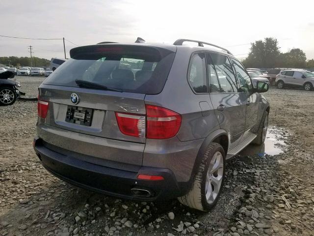 5UXFE8C50AL311279 - 2010 BMW X5 XDRIVE4 GRAY photo 4