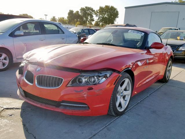 WBALM5C54BE378458 - 2011 BMW Z4 SDRIVE3 RED photo 2