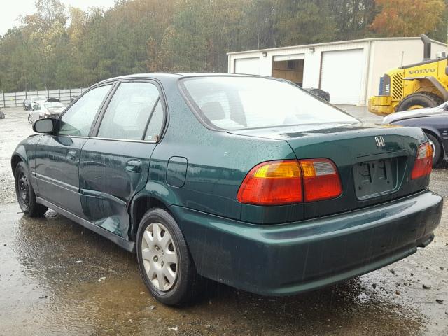 2HGEJ6618XH588971 - 1999 HONDA CIVIC BASE 绿色 照片 3