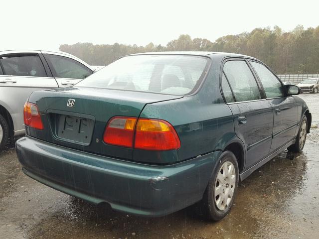 2HGEJ6618XH588971 - 1999 HONDA CIVIC BASE 绿色 照片 4