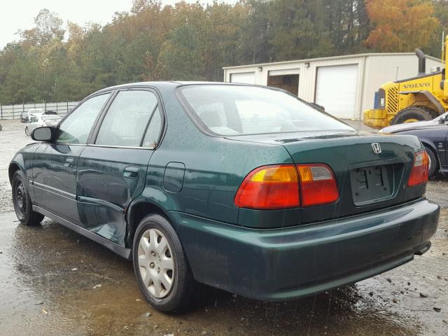 2HGEJ6618XH588971 - 1999 HONDA CIVIC BASE 绿色 照片 9