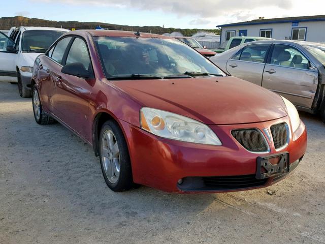 1G2ZH57N984293453 - 2008 PONTIAC G6 GT RED photo 1