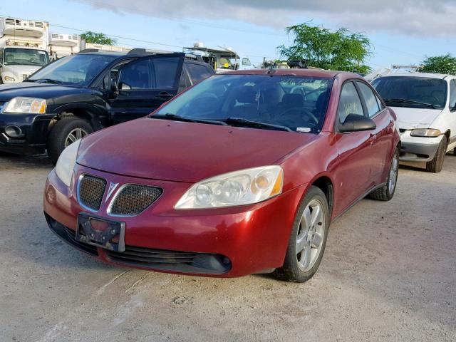 1G2ZH57N984293453 - 2008 PONTIAC G6 GT RED photo 2