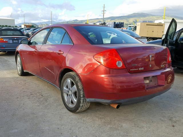 1G2ZH57N984293453 - 2008 PONTIAC G6 GT RED photo 3