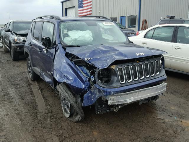 ZACCJBAB8HPG44695 - 2017 JEEP RENEGADE S BLUE photo 1