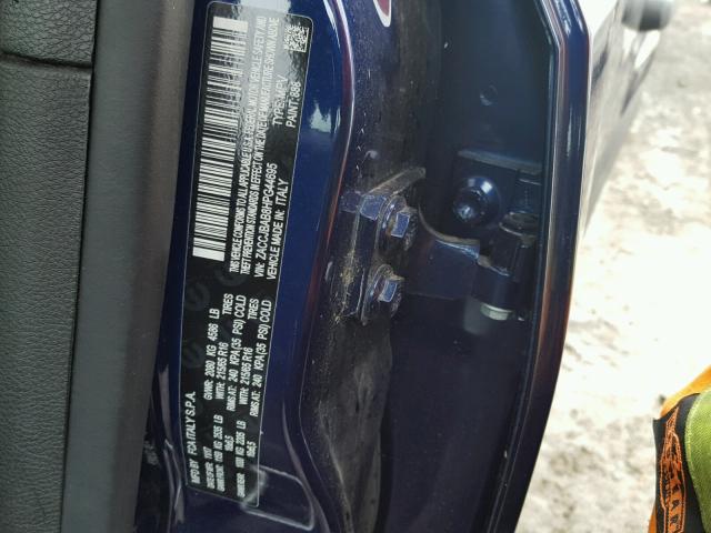 ZACCJBAB8HPG44695 - 2017 JEEP RENEGADE S BLUE photo 10