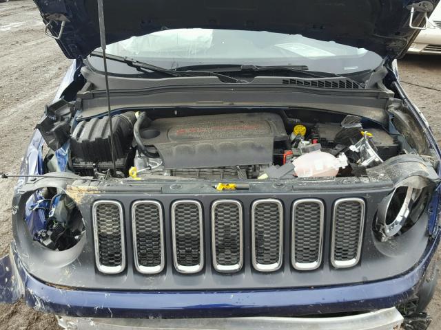 ZACCJBAB8HPG44695 - 2017 JEEP RENEGADE S BLUE photo 7