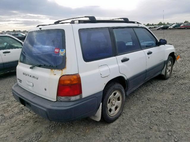 JF1SF6357XH747372 - 1999 SUBARU FORESTER L WHITE photo 4