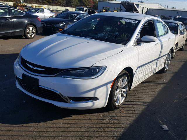 1C3CCCAB9GN162023 - 2016 CHRYSLER 200 LIMITE WHITE photo 2