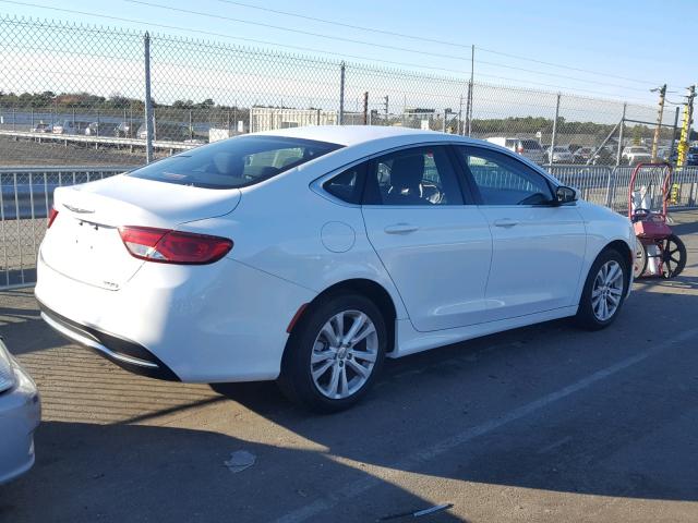 1C3CCCAB9GN162023 - 2016 CHRYSLER 200 LIMITE WHITE photo 4