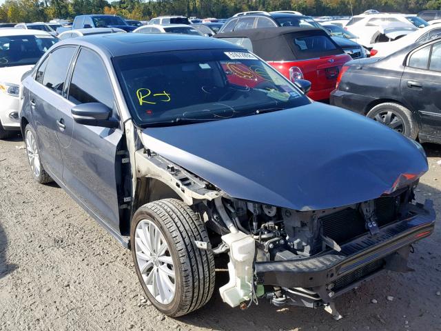 3VWLX7AJ4CM304858 - 2012 VOLKSWAGEN JETTA SEL GRAY photo 1