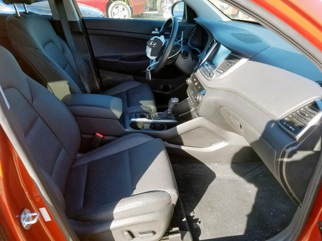 KM8J33A23HU535532 - 2017 HYUNDAI TUCSON LIM ORANGE photo 5