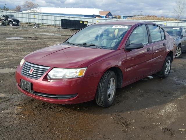 1G8AG52F15Z157435 - 2005 SATURN ION LEVEL RED photo 2