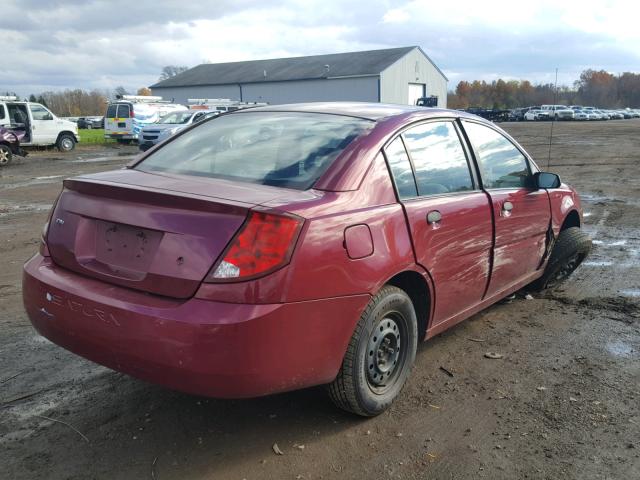 1G8AG52F15Z157435 - 2005 SATURN ION LEVEL RED photo 4