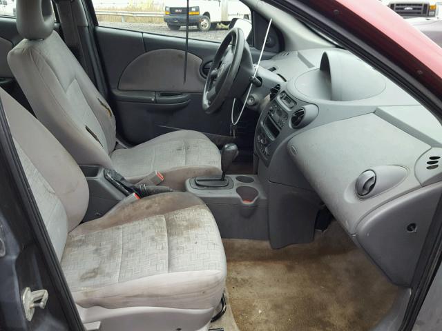 1G8AG52F15Z157435 - 2005 SATURN ION LEVEL RED photo 5
