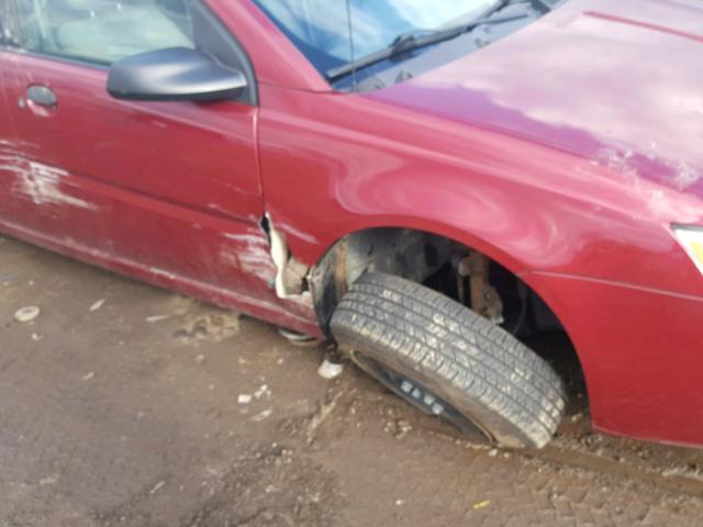 1G8AG52F15Z157435 - 2005 SATURN ION LEVEL RED photo 9