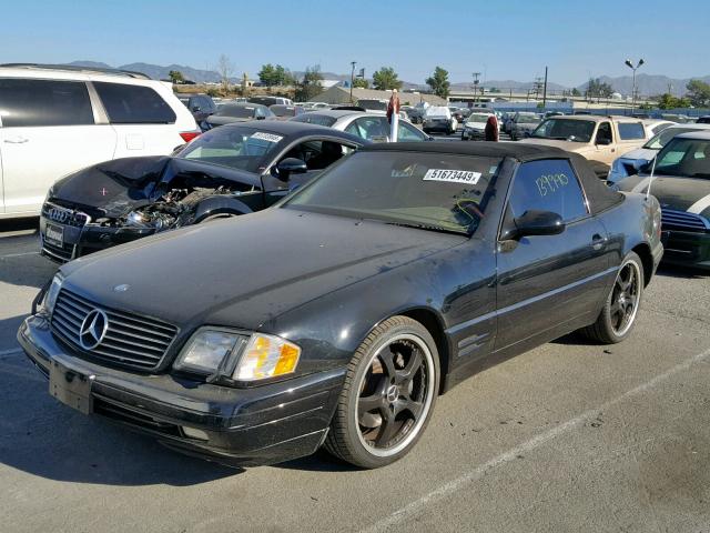 WDBFA68F0XF171095 - 1999 MERCEDES-BENZ SL 500 BLACK photo 2