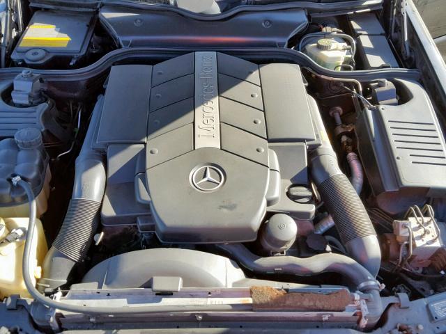 WDBFA68F0XF171095 - 1999 MERCEDES-BENZ SL 500 BLACK photo 7