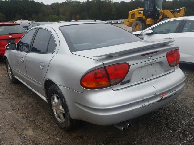 1G3NL52E92C203067 - 2002 OLDSMOBILE ALERO GL SILVER photo 3