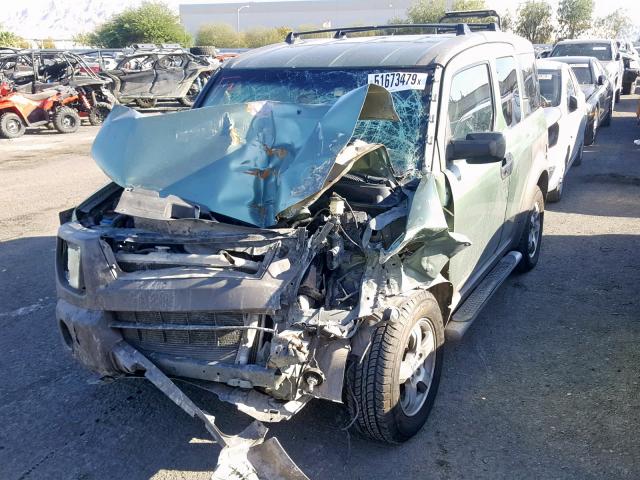 5J6YH28513L026837 - 2003 HONDA ELEMENT EX GREEN photo 2