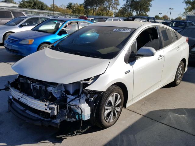 JTDKARFP5H3067444 - 2017 TOYOTA PRIUS PRIM თეთრი ფოტო 2