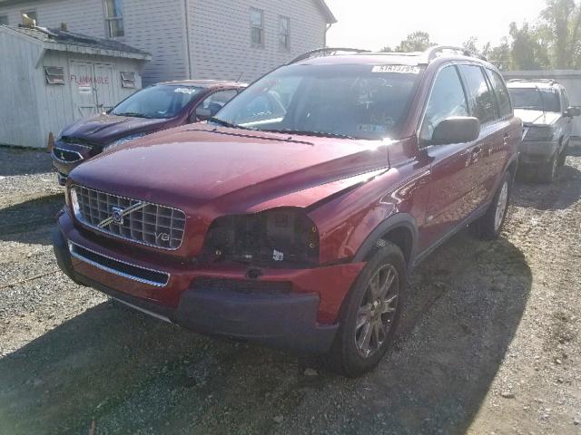 YV1CZ852451210981 - 2005 VOLVO XC90 V8 RED photo 2