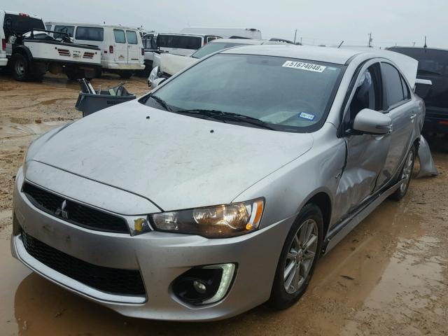 JA32U2FU9GU005508 - 2016 MITSUBISHI LANCER ES SILVER photo 2