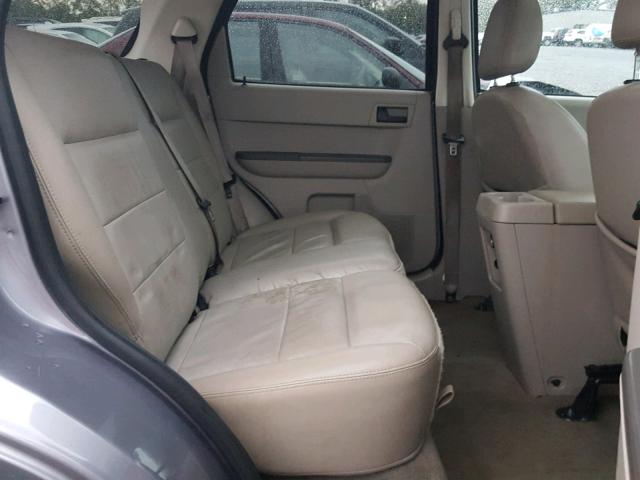 1FMCU93148KD00369 - 2008 FORD ESCAPE XLT GRAY photo 6