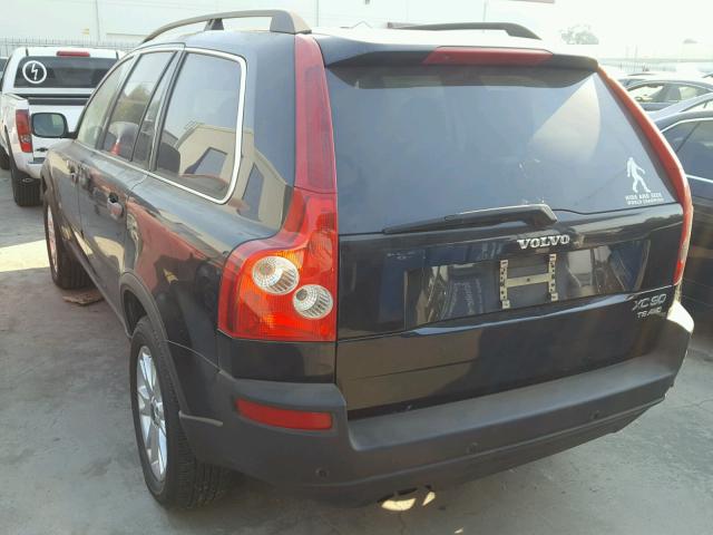 YV1CZ91H441056982 - 2004 VOLVO XC90 T6 BLACK photo 3