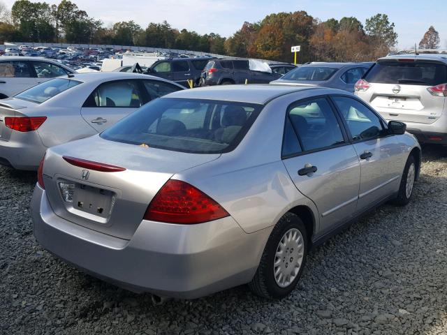 1HGCM56107A061093 - 2007 HONDA ACCORD VAL SILVER photo 4