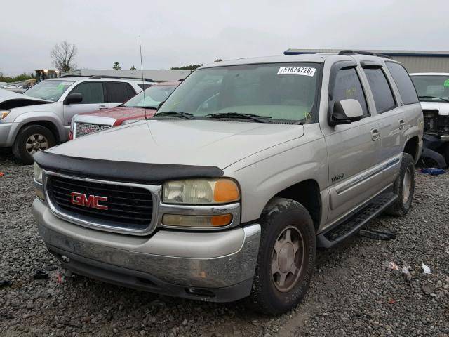 1GKEC13Z94R109205 - 2004 GMC YUKON BEIGE photo 2