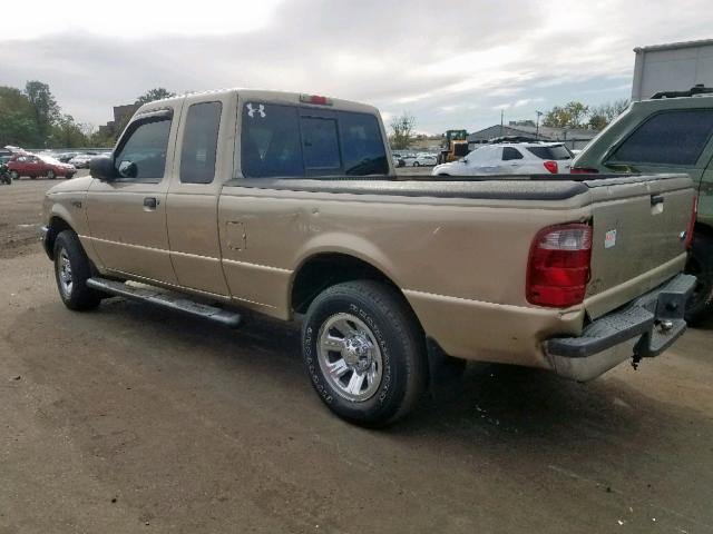 1FTZR44U72TA47559 - 2002 FORD RANGER SUP TAN photo 3