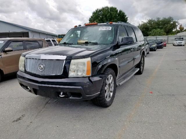 3GYFK66N75G116254 - 2005 CADILLAC ESCALADE E BLACK photo 2