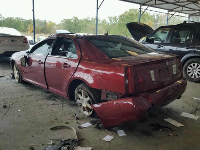 1G6DW677360215129 - 2006 CADILLAC STS BURGUNDY photo 3