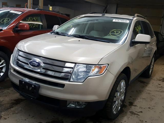 2FMDK48C37BA90315 - 2007 FORD EDGE SEL TAN photo 2