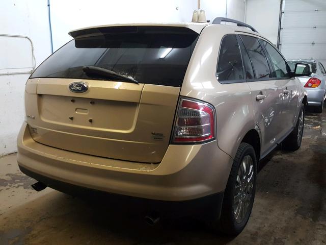 2FMDK48C37BA90315 - 2007 FORD EDGE SEL TAN photo 4