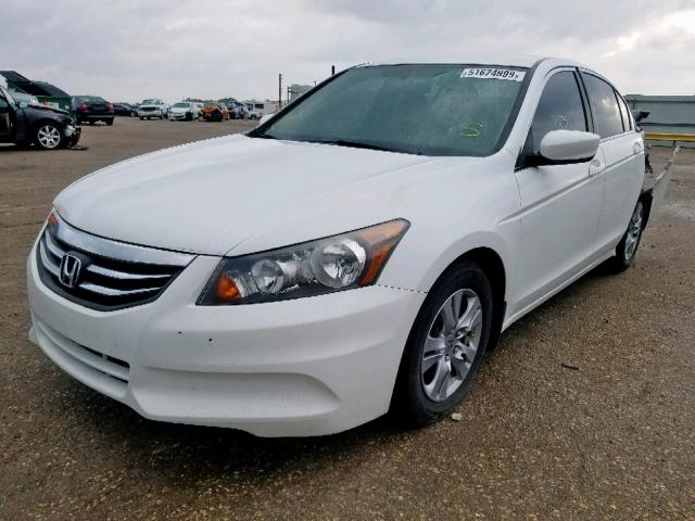 1HGCP2F44CA001327 - 2012 HONDA ACCORD LXP WHITE photo 2