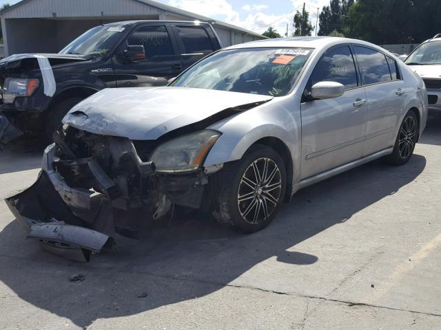 1N4BA41E37C843034 - 2007 NISSAN MAXIMA SE SILVER photo 2