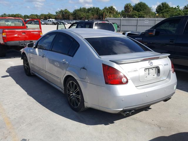 1N4BA41E37C843034 - 2007 NISSAN MAXIMA SE SILVER photo 3