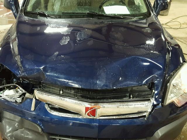 3GSDL43N98S504126 - 2008 SATURN VUE XE BLUE photo 7