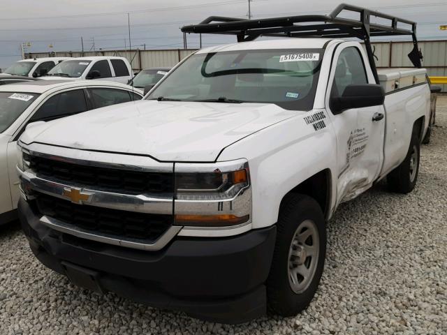 1GCNCNEC7HZ402134 - 2017 CHEVROLET SILVERADO WHITE photo 2