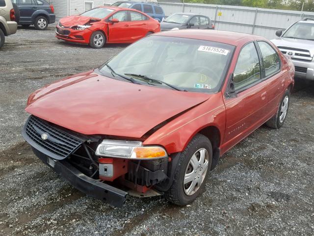 1C3EJ46X1YN301068 - 2000 CHRYSLER CIRRUS LX RED photo 2