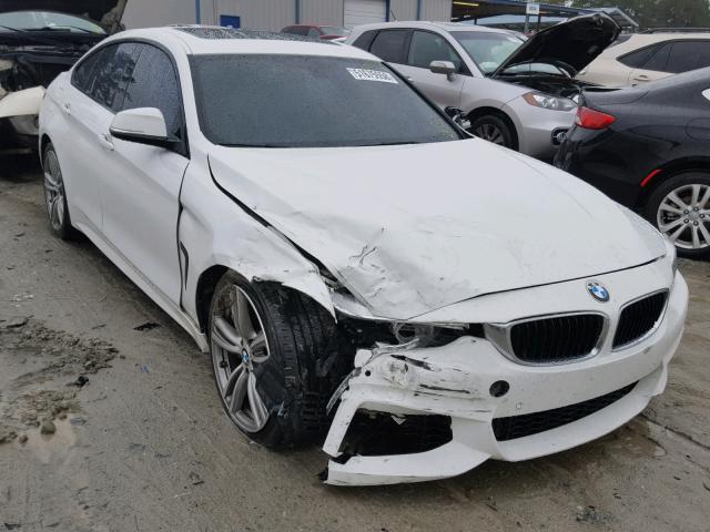 WBA4B1C55FD955223 - 2015 BMW 435 I WHITE photo 1