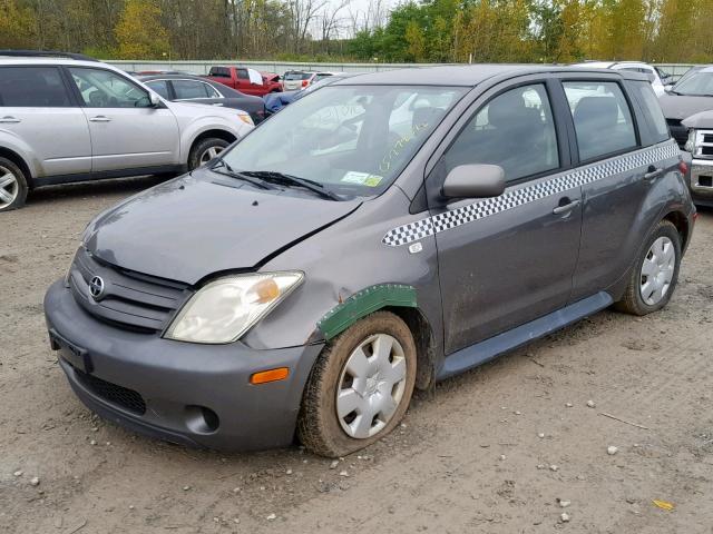 JTKKT624240069872 - 2004 TOYOTA SCION XA GRAY photo 2