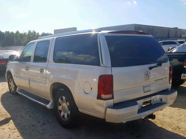 3GYFK66N24G270563 - 2004 CADILLAC ESCALADE E WHITE photo 3