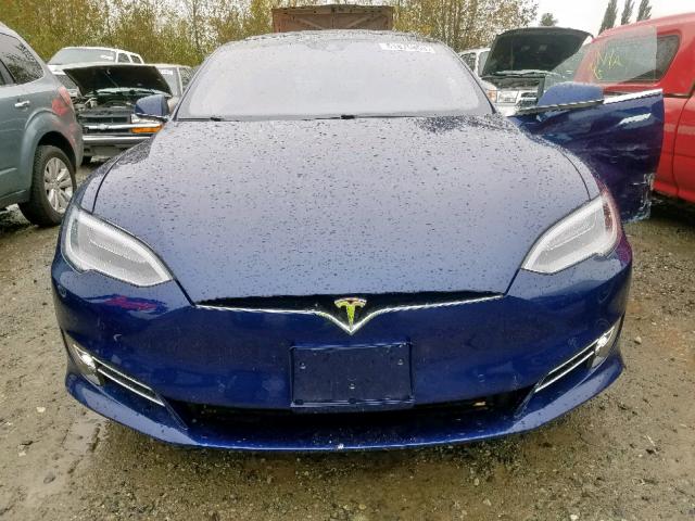 5YJSA1E27GF152956 - 2016 TESLA MODEL S أزرق صورة 7