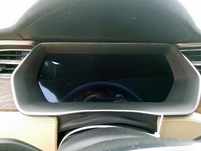 5YJSA1E27GF152956 - 2016 TESLA MODEL S أزرق صورة 8